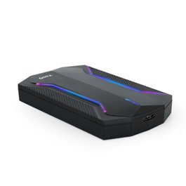 Tooq Caja Externa Gaming para HDD/SSD 2.5" - Negro